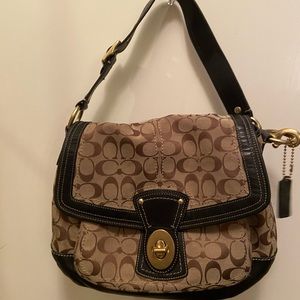 Authentic coach shoulder bag
